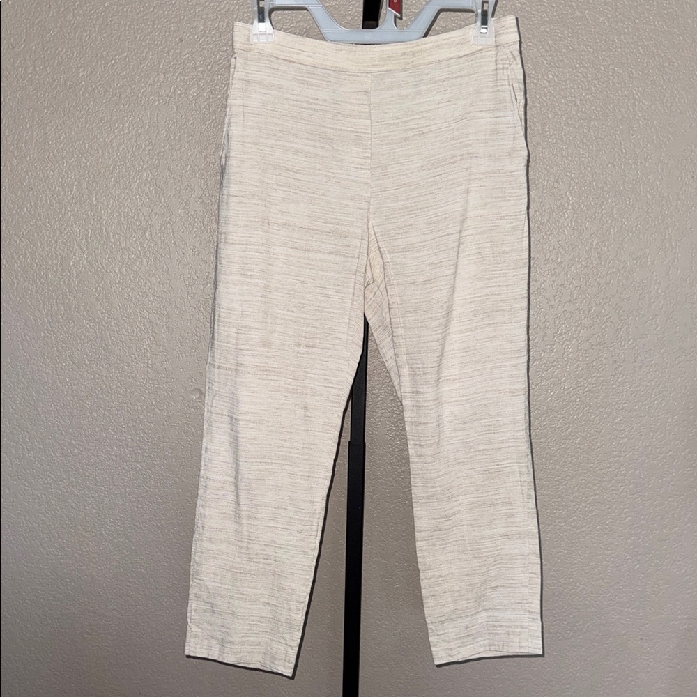 Theory Linen Pull-On Pants with Pockets - size 4
